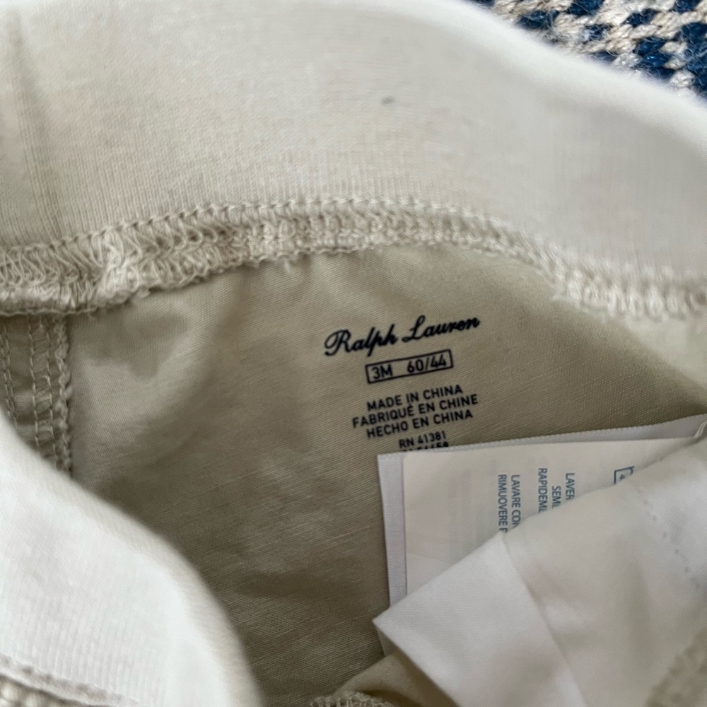 Ralph Lauren baby boy 0-3 pants